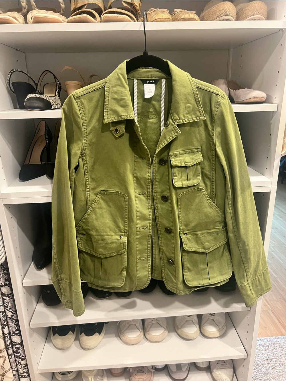J. Crew Olive Green Utility Jacket